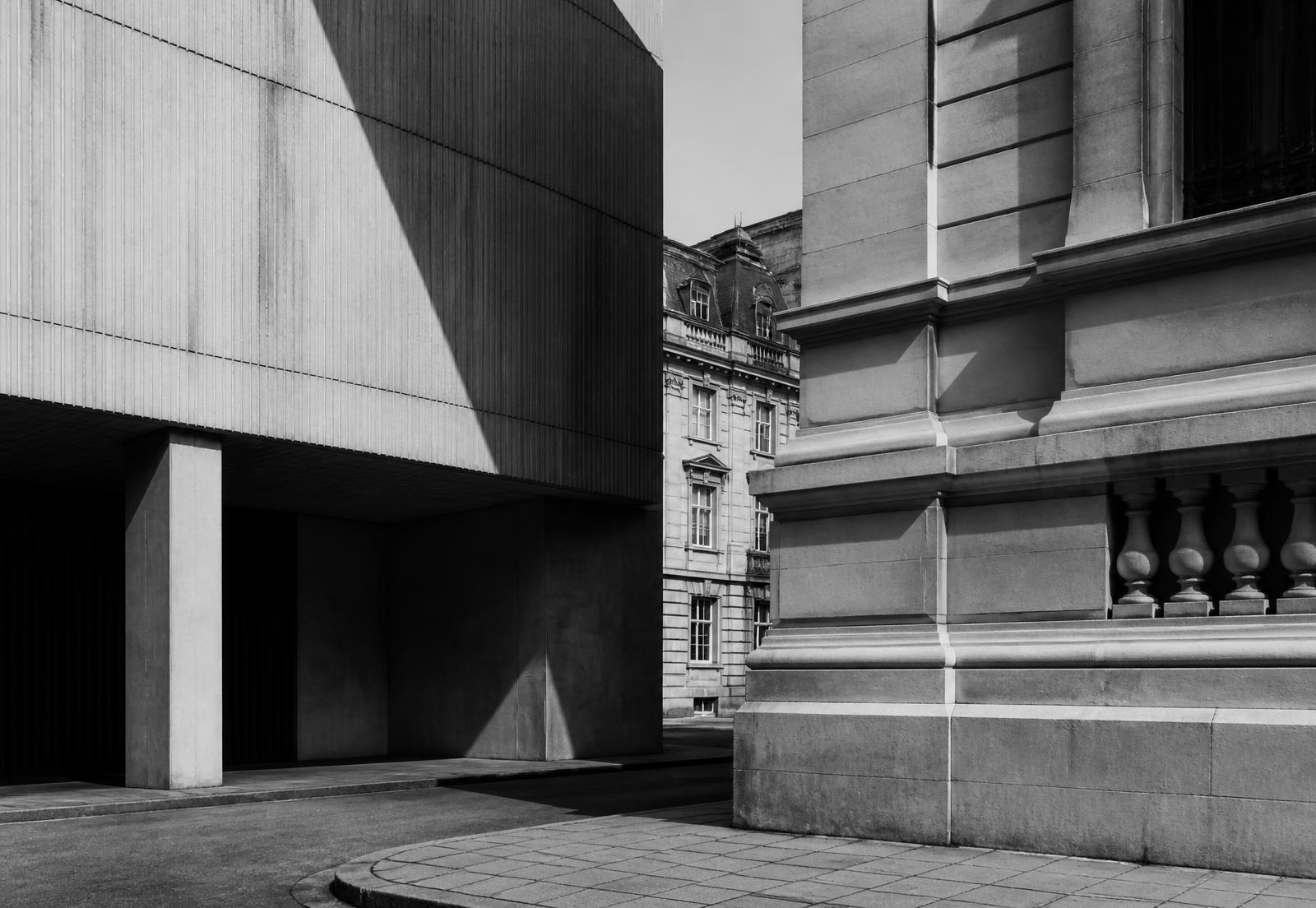 Architectural facades in Antwerp